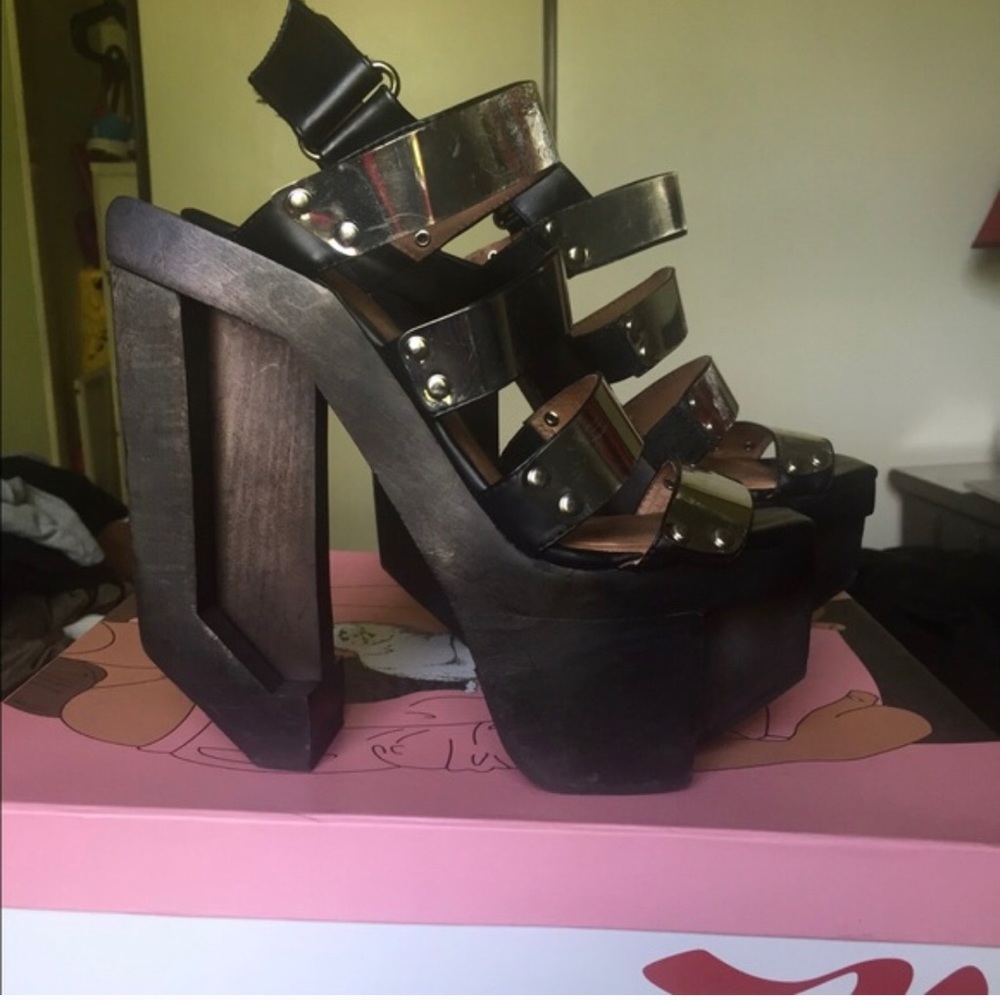 One of a kind Jeffrey Campbell Machine geek